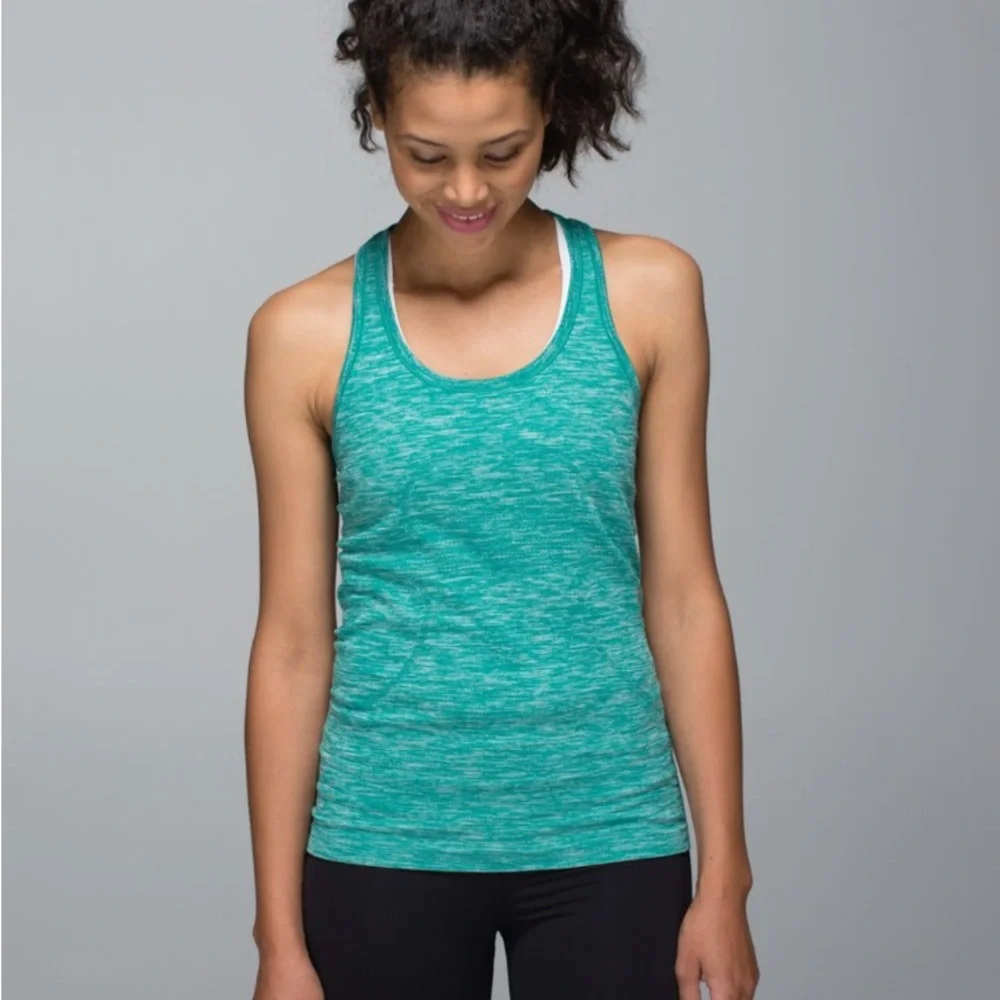Blue Racerback Tank Top - Picture 6 of 6